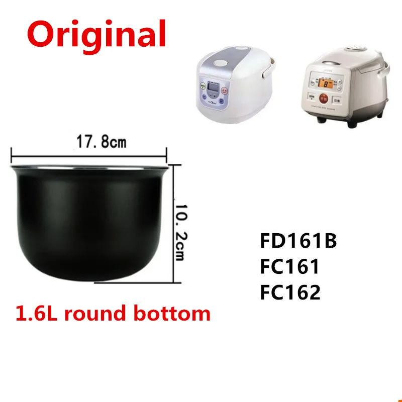 Midea Rice Cooker Uncoated Liner 304 Stainless Steel Inner Pot Without Non  Stick Coating 3l 4l 5l Gallbladder Of Rice Cookers - Rice Cookers -  AliExpress