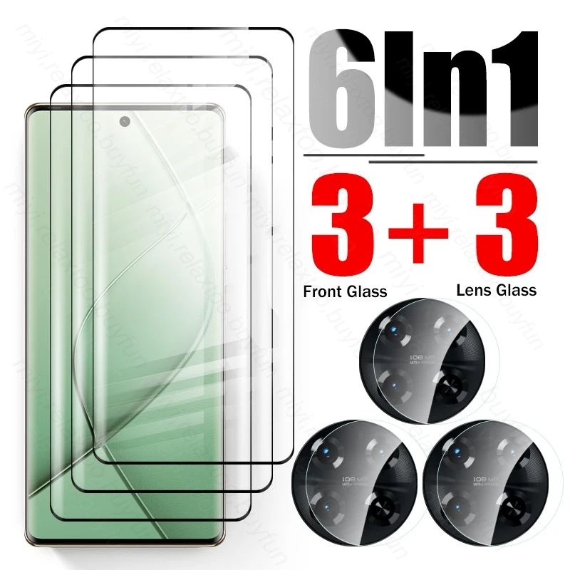 

6 In 1 19D Curved Tempered Glass For Tecno Spark 20 Pro+ Pro Plus 4G Camera Lens Screen Protector On Spark 20Pro+ Spark20Pro+ 4G