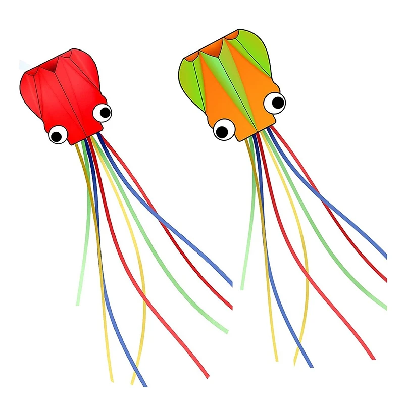 

2 шт./упаковка, Детские воздушные змей с длинным хвостом, 157 дюйма