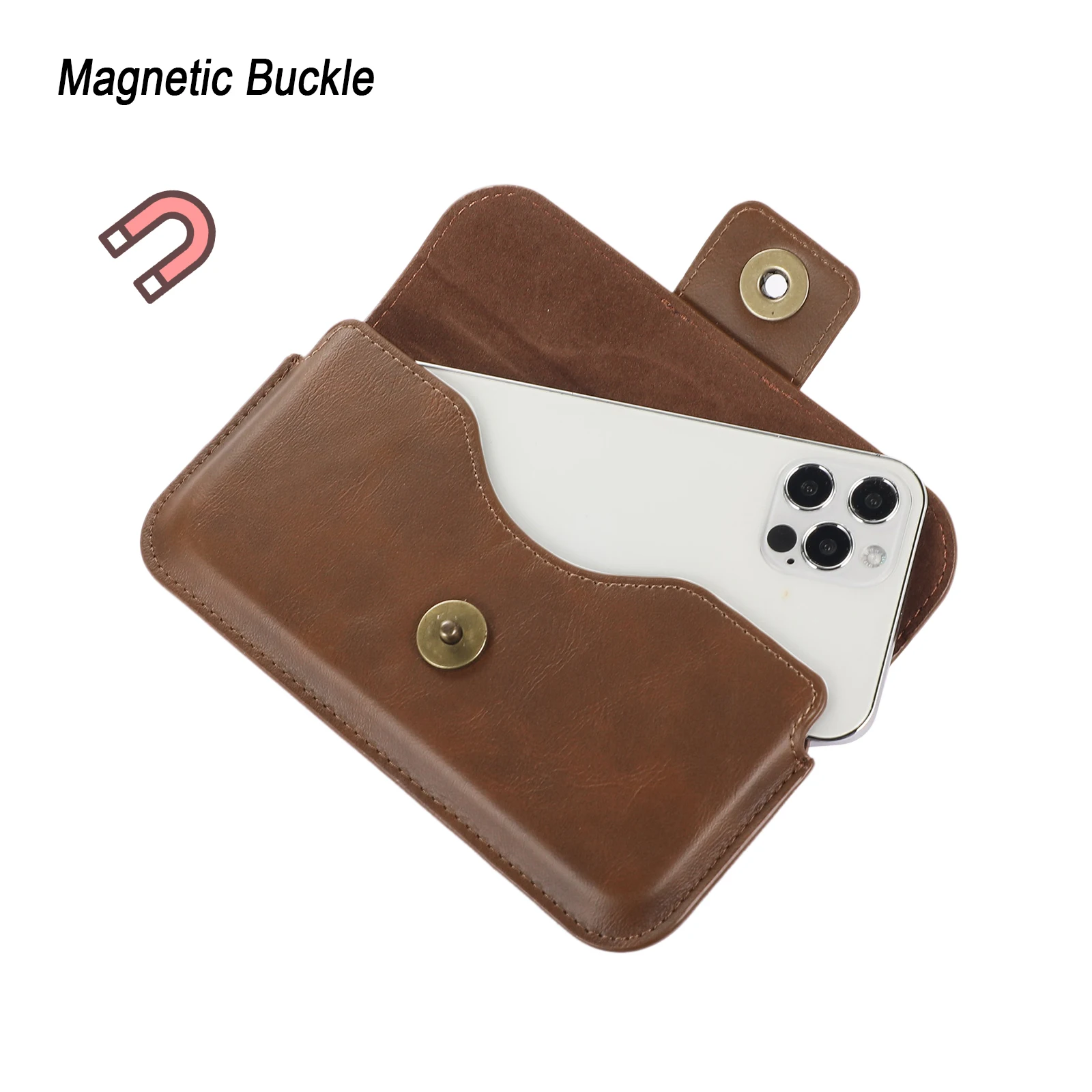Leather Phone Belt Clip Case Waist Bag Holster Pouch