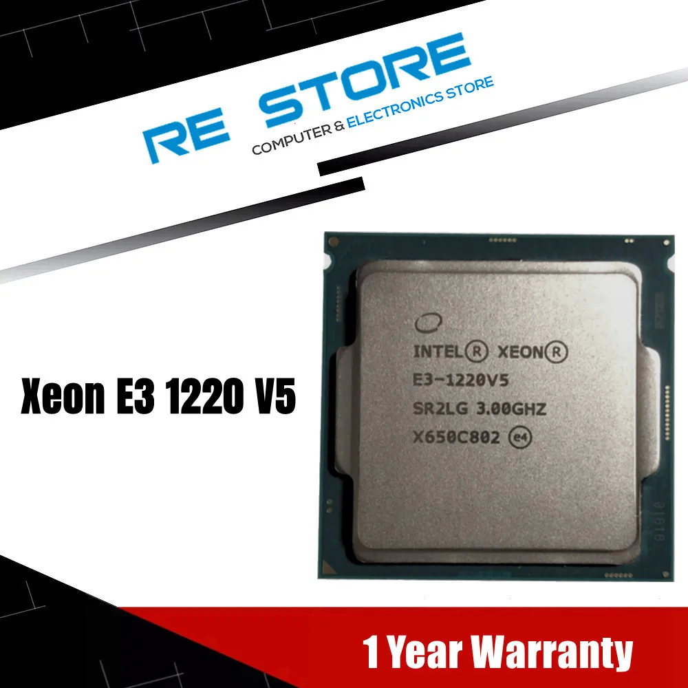 Used Intel Xeon E3 1220 V5 3GHz 8MB 4 Core LGA 1151 CPU Processor E3 1220V5|  | - AliExpress