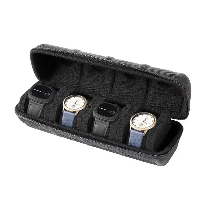 Watch Storage Box Watch Box Organizer for Men or Women Portable Travel Case Display Holder for Wristwatches and Smart Watches