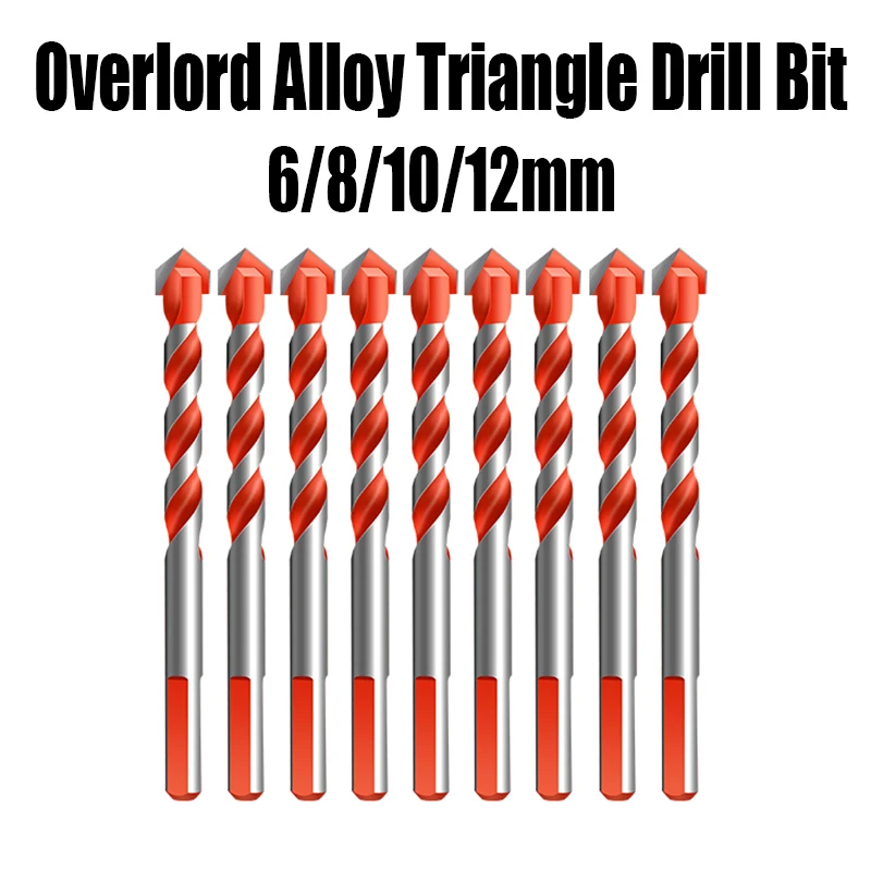 

Прочный 6/8/10/12 мм, Overlord, Набор бит из сплава для керамической плитки/металла/дерева/пластика, инструмент для открывания отверстий
