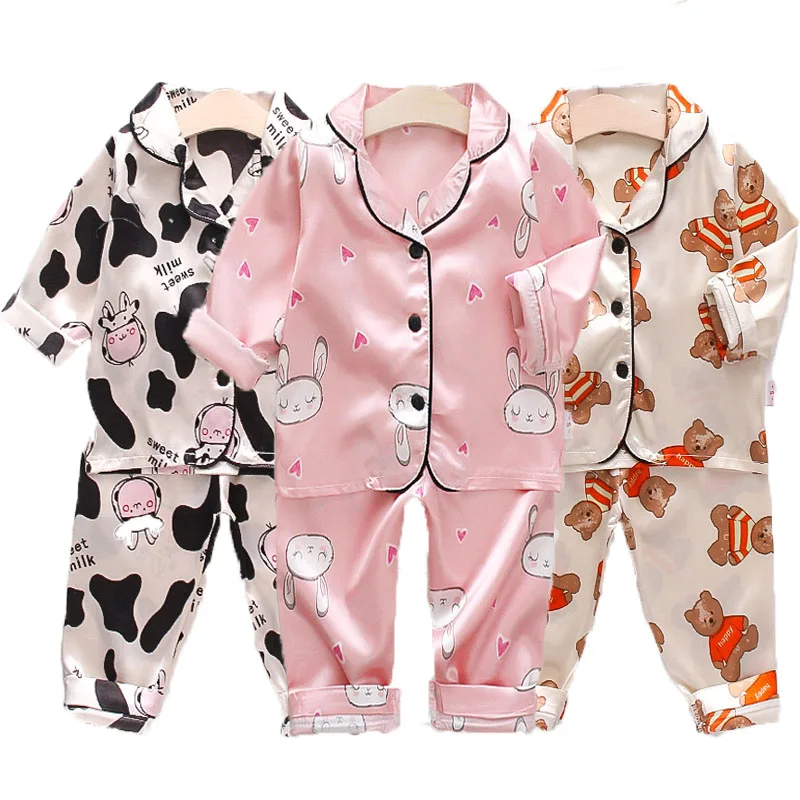 Kids Clothes Girls Sleepwear Children's Pajamas Set for Easter Pajamas Child Boy Print Loungewear Sets Pijama Infantil Meninas