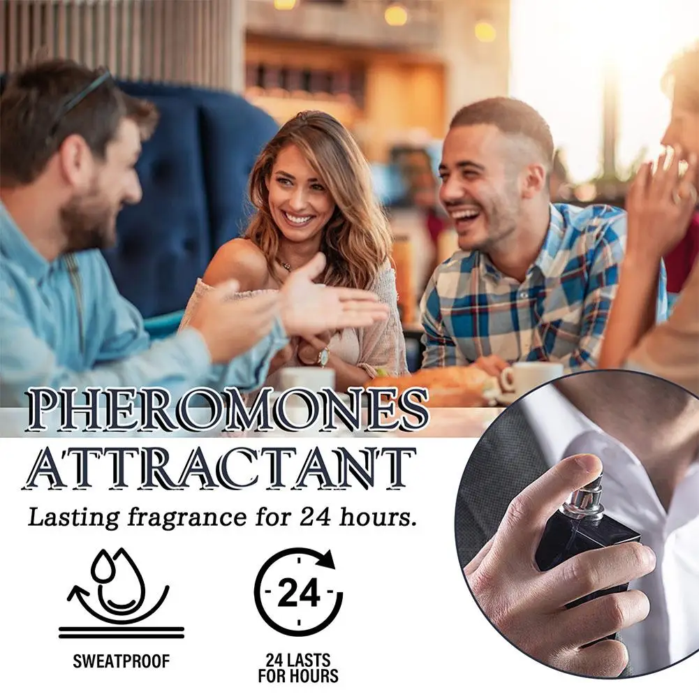 50ml Pheromone Perfume for Women And Men Long-Lasting Fragrance Aroma Dating Romantic Pheromones Attractive Flirting Spray pheromone essential oil