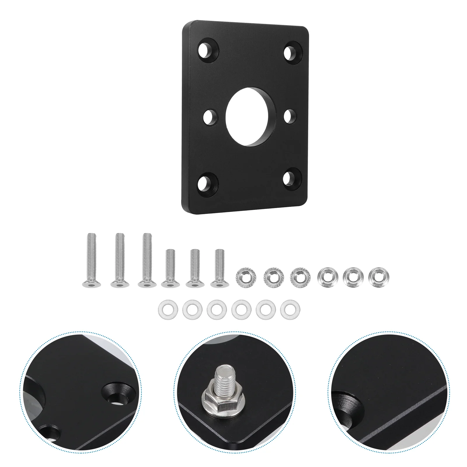 

Car Brake Booster Delete Adapter Plate Compatible for Civic 1992- 1997 Del Si VTEC Black