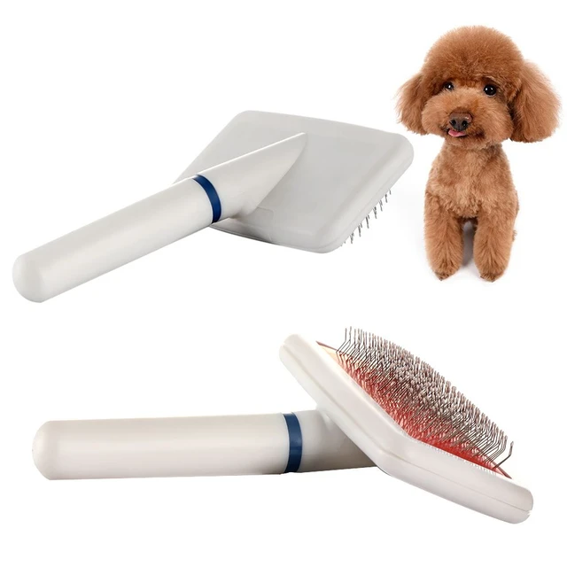 Pet Slicker Brush per cani gatti spazzola per massaggio pettine Deshedding spazzola  per toelettatura per barboncino