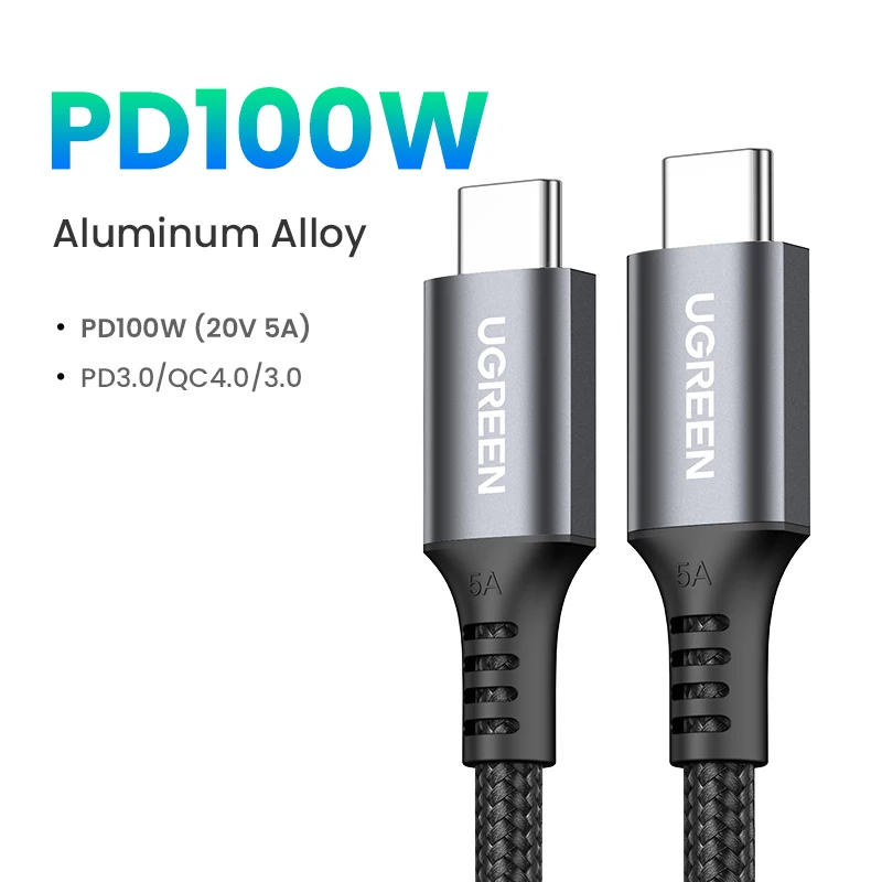 UGREEN 100W USB Type C To USB C Cable For thumbnail 5
