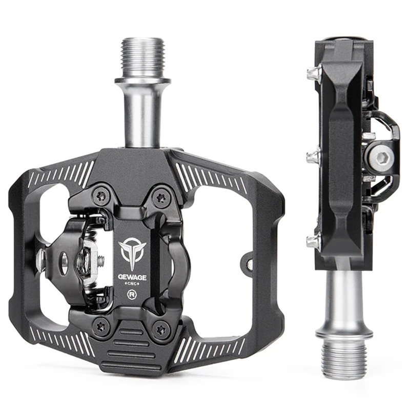 

Bicycle Pedal Non-Slip MTB Bike Pedals Aluminum Alloy Flat Platform For SPD Waterproof Cycling Accessories