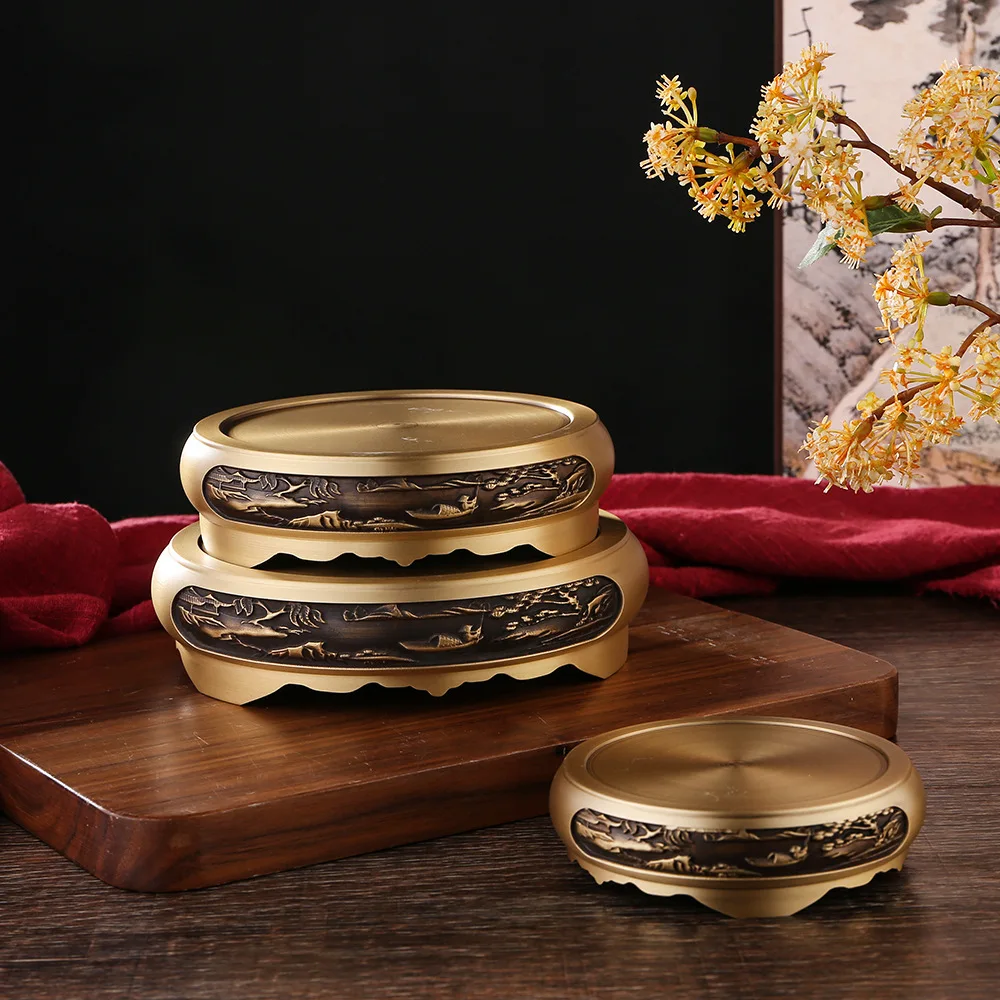 

Строгий выбор ландшафтной основания из чистой латуни, пепельницы в китайском стиле, домашние поделки