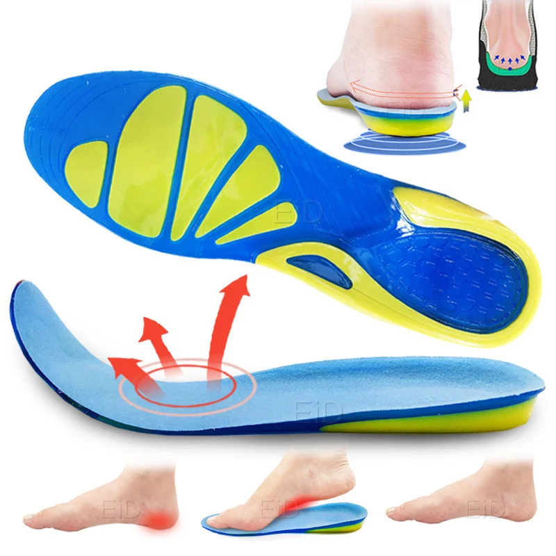 EiD Silikon Gel Einlegesohlen Nicht-Slip Massieren Fuß Pflege für Plantarfasziitis orthopädische Schuh Einsätze Dämpfung Schuh pad – Detail 16