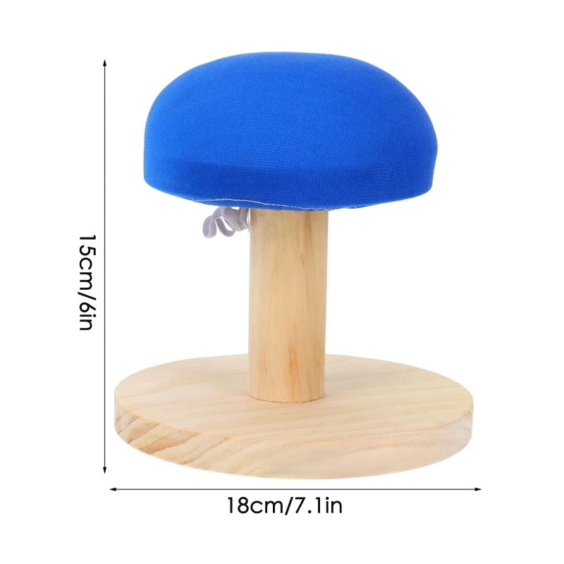 Mini Round Ironing Stool Solid Auxiliary Tool Small Table Sleever Board for Home Clothes Collars Shoulders Gadget