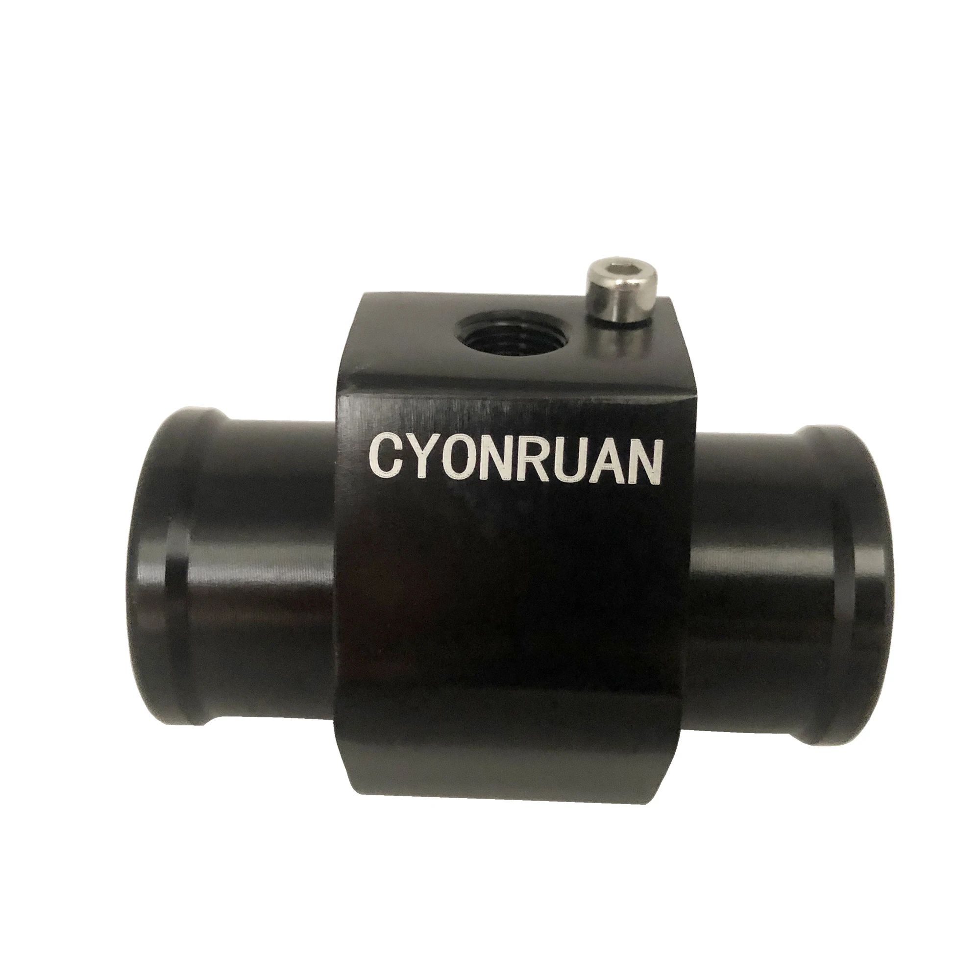 CYONRUAN Water Temperature Tee Water Temperature Meter Special Sensor Water Tee Universal Black 38MM