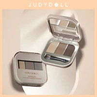 Judydoll 3 Colors Eyebrow Powder Palette Makeup Black Brown EyeBrow Enhancer Professional Waterproof Cosmetic Eye Shadow Palette 1