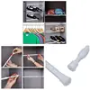 Spring Loaded Extendable Sticks Shower Curtain Rail Pole Adjustable Telescopic Pole Cupboard Wardrobe Hanging Rod No Drilling 4