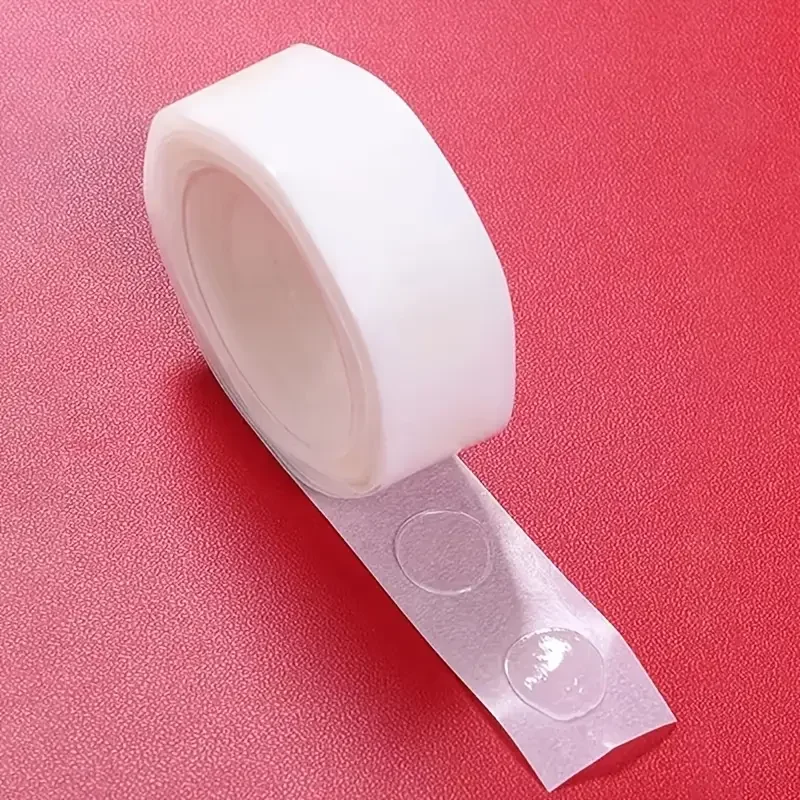 100 шт./рулон Points Dots двосторонні для повітряних куль, знімні прозорі наклейки для прикраси різдвяного весілля, дня народження