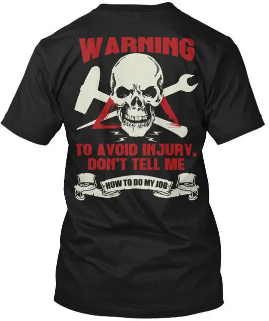 Не скажите мне, как сделать свою работу-футболка с защитой от травм