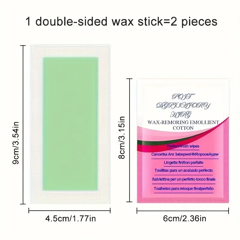 Coconut Oil Essence Painless Hair Removal Patch 7 pieces 4 packs of cleansing oil Gentle and effective Suitable for whole body