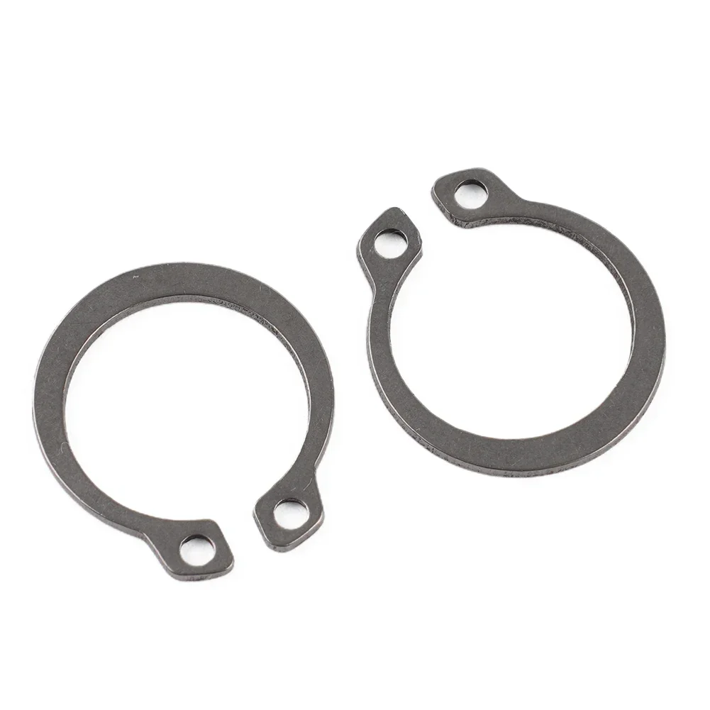 100 PCS 304 Stainless Steel Stainless Steel E Clip Washer Assortment Kit Circlip Retaining Ring For Shaft Fastener M8~M18