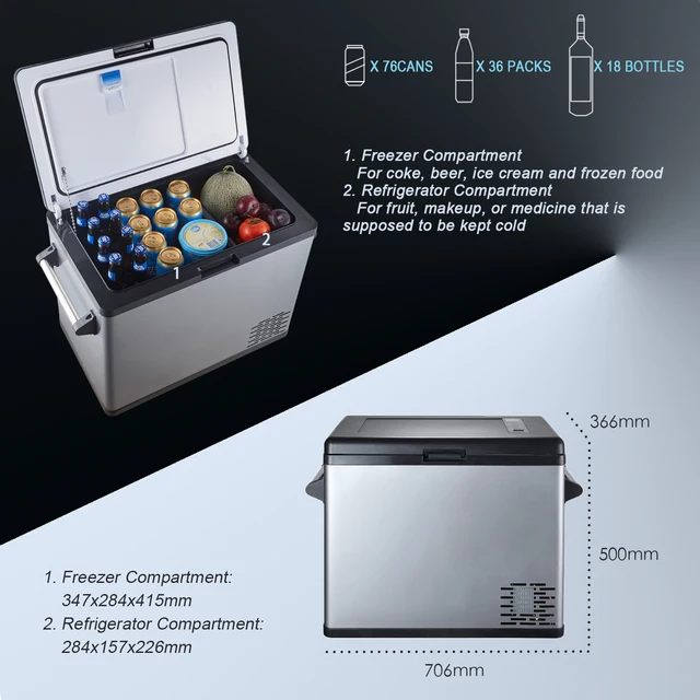 Home appliance refrigerator dual used home and car fridge l refrigerator portable