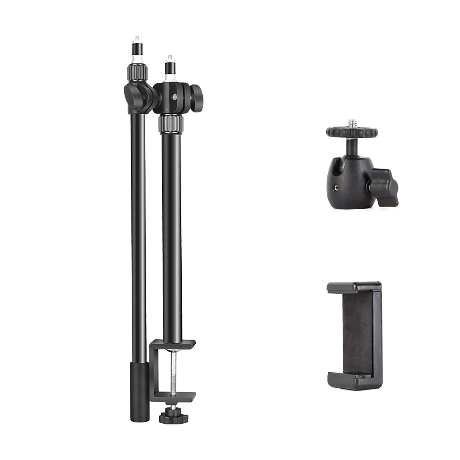 Supporto Da Tavolo Regolabile Per Fotocamera, Smartphone E Webcam - Braccio Estendibile - Foto 8