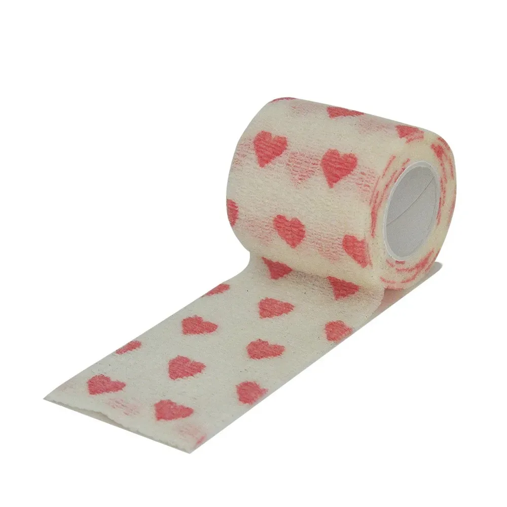 1/6/10/12Pcs Portable Elastic Self-adhesive Bandage, Breathable Sports Non-woven Wrap Finger Tape For Wrist Ankle Elbow Shoulder