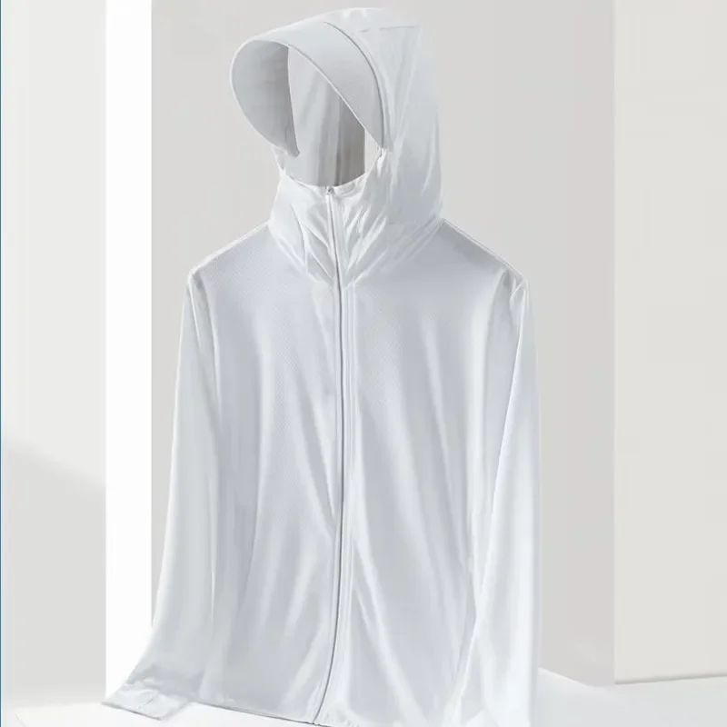 thumbnail image 1 of Chaqueta de verano ultrafina y transpirable de seda helada para hombre, estilo anti-UV, equipo de pesca para exteriores, ropa de protección solar para hombre, 1 of 5