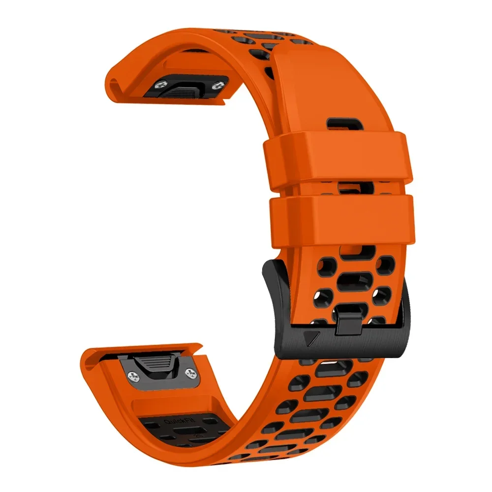 Silicone Quick Release Watch Strap, 26mm & 22mm Adjustable Wristband Bracelet