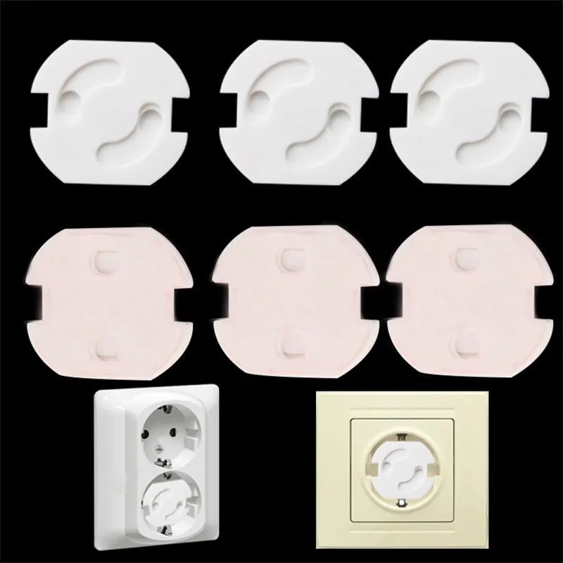 Socket Protection Electric Shock Hole Children Care Baby Safety Electrical Security Plastic Safe Lock Cove Outlet Cover 20 Pcs socket protection cover