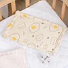 Newborn-Pillow Pad Cotton Bean Velvet Cartoon Pattern Flat Pillow Baby Anti Vomiting Pad Four Seasons Cotton Breathable Pillows 5
