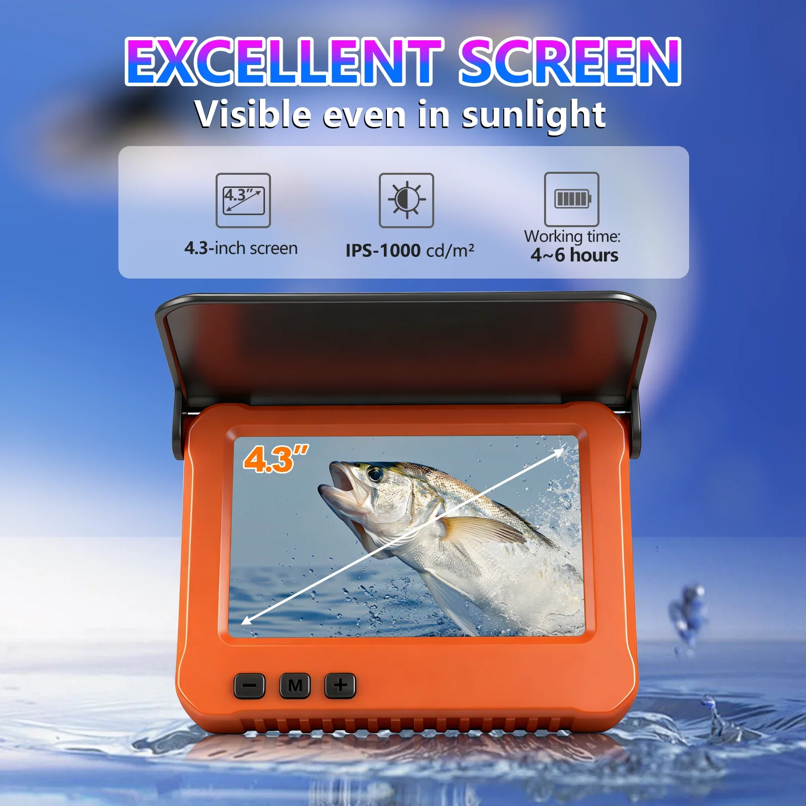 4.3" Underwater Fishing Camera 3