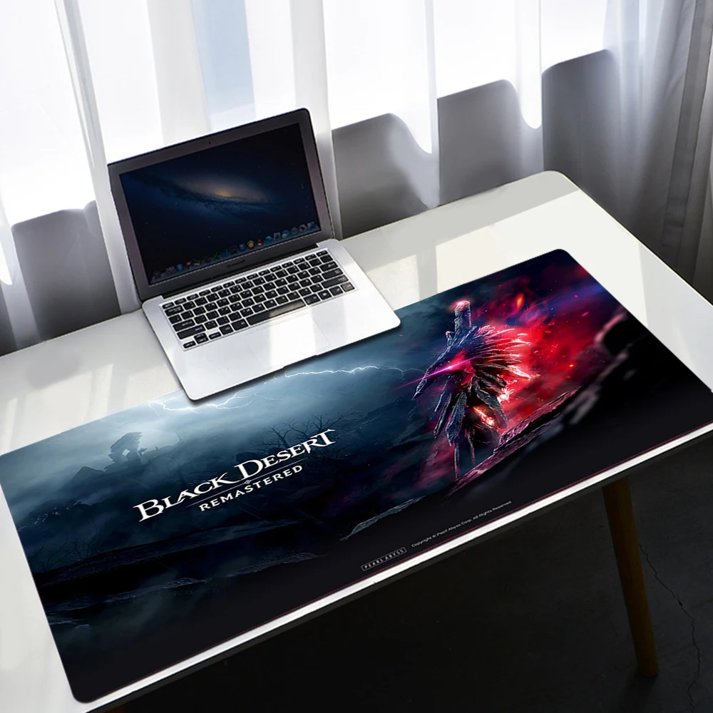 

Mousepad Custom Large Computer MousePads Mouse Mat Black Desert Online Natural Rubber Gamer Soft Laptop Mouse Mat Gamer Mice Pad