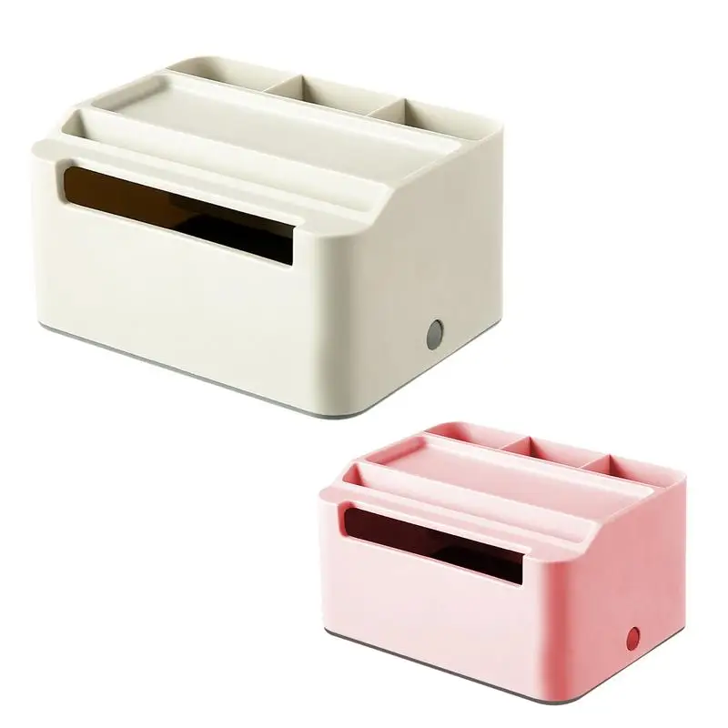 

Sleek Tissue Dispenser And Remote Holder Combo Neat And Convenient Living Room And Bedroom Storage Tissue Box Napkin Holder