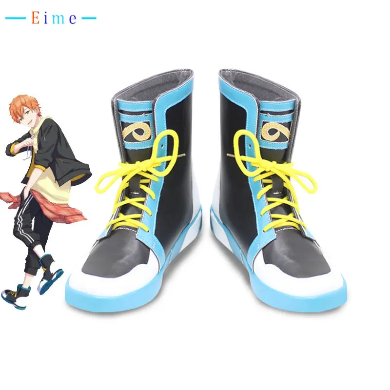 

Shinonome Akito Cosplay Shoes Game Project Sekai Colorful Stage PU Leather Shoes Halloween Party Boots Cosplay Prop Custom Made