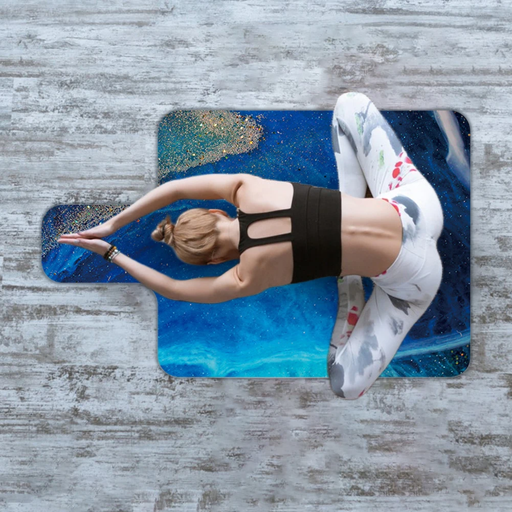Pilates Reformer Mat Pilates Suede Rubber Yoga Mat Non Mat Core Training  Positioning Slip Bed Reconstituted Anti-Slip Yoga Mats