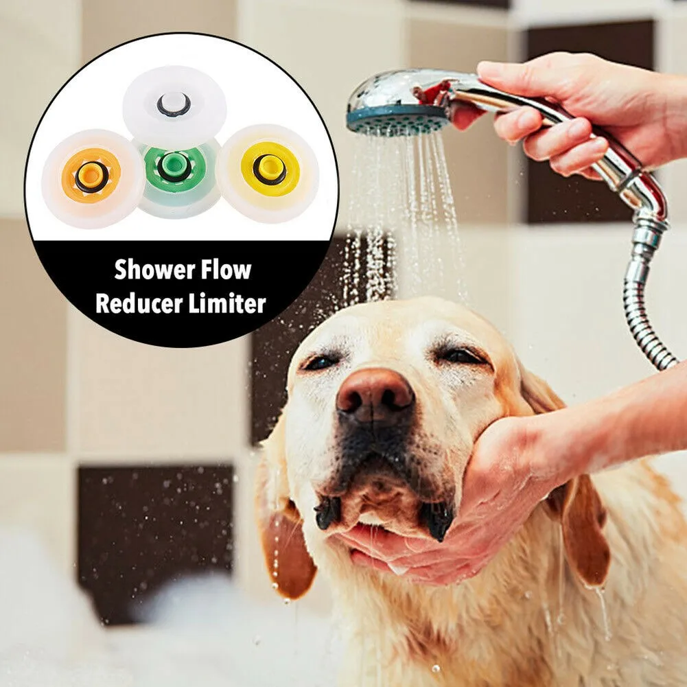 4PCS Shower Flow Reducer Limiter Set Up To 70% Water Saving Bubbler Water Saving Filter Shower Tap Connector 4/6/9/L Min