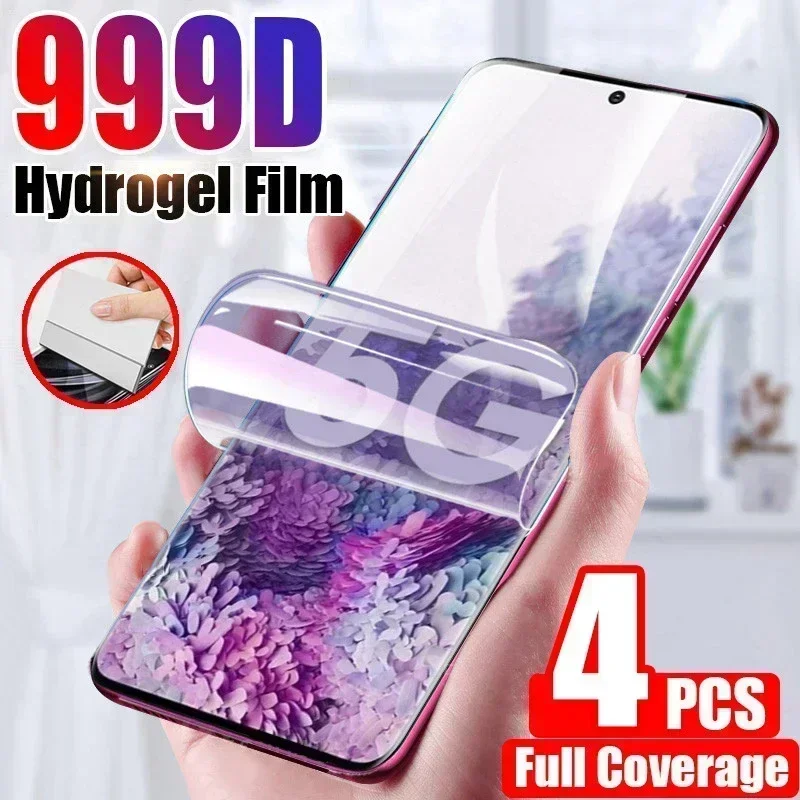 

4 шт., гидрогелевые Защитные пленки для Samsung Galaxy A51/A71/A52/A72/A12/A32