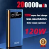 200000mAh 120W Power Bank Fast Charging Ultralarge Capacity Portable Digital Display External Battery For Huawei Iphone 16 1