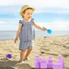 Play Sand Indoor Sand Mold Set Colorful Play Sand Sensory Sand With Inflatable Cushion Base Playful For Boys Girls Toddler 4