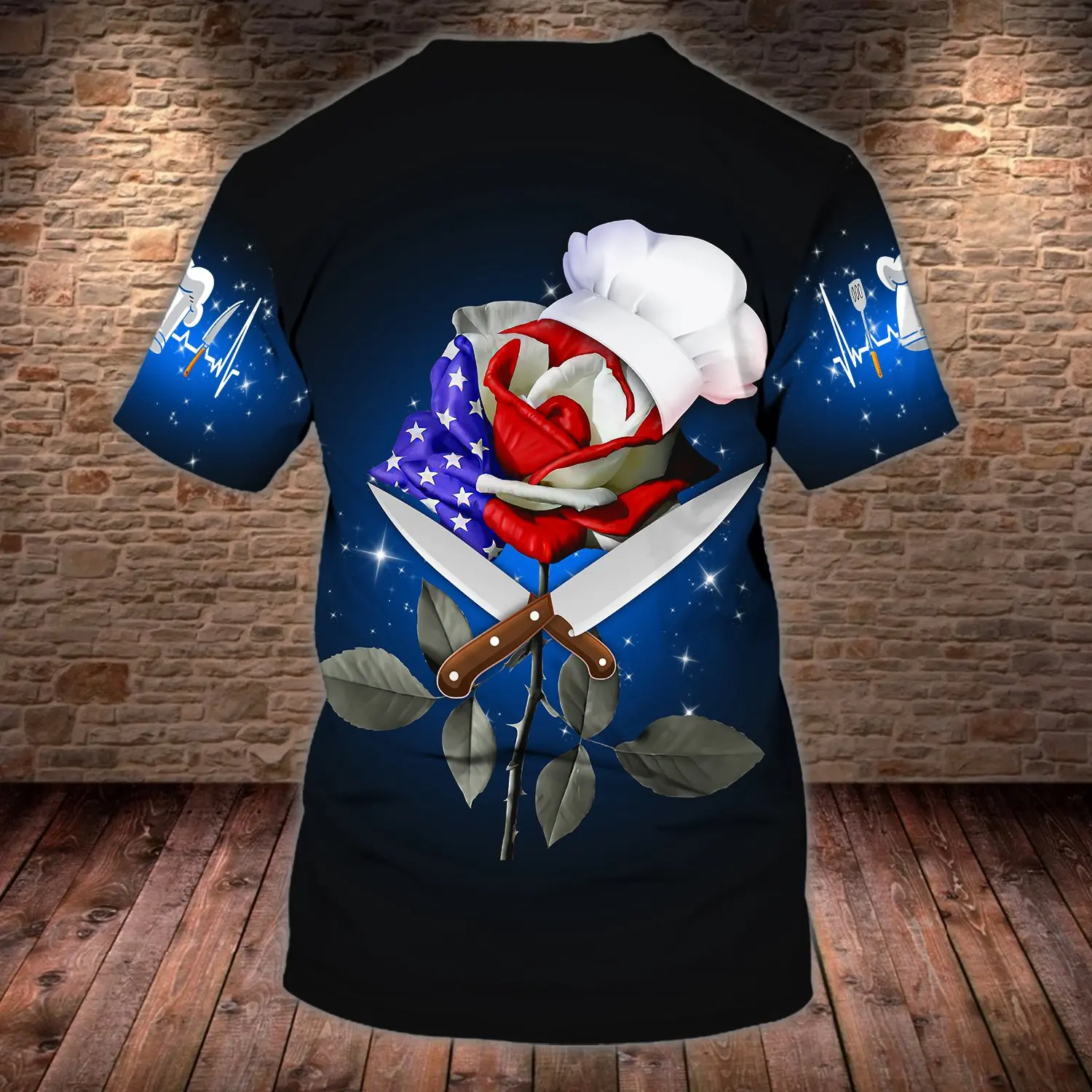 2025, heißer Verkauf, modisches T-Shirt, Kochgeschenke, personalisierter Name, 3D-gedruckt, Herren-Sommer-Kurzarm, Unisex, lässiges Sport-T-Shirt DW37 – Detail 13