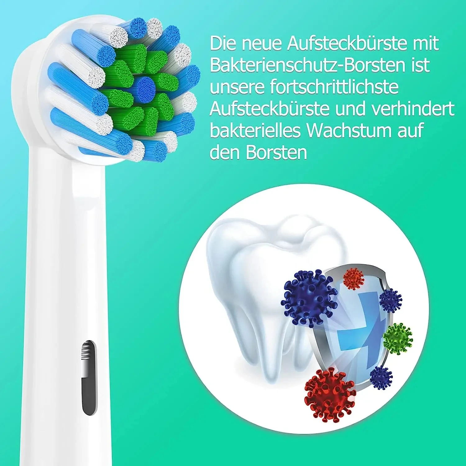 Braun Oral B 전동 칫솔과 호환되는 4pcs 칫솔 헤드, Oral B Vitality Pro 1000 2000 용 교체 브러시 헤드