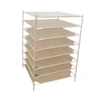 Sweater Drying Rack Stand Storage Organizer Portable 8 Layer Mesh Stackable for Socks Toys Sweaters Clothes Indoor Outdoor Use 2