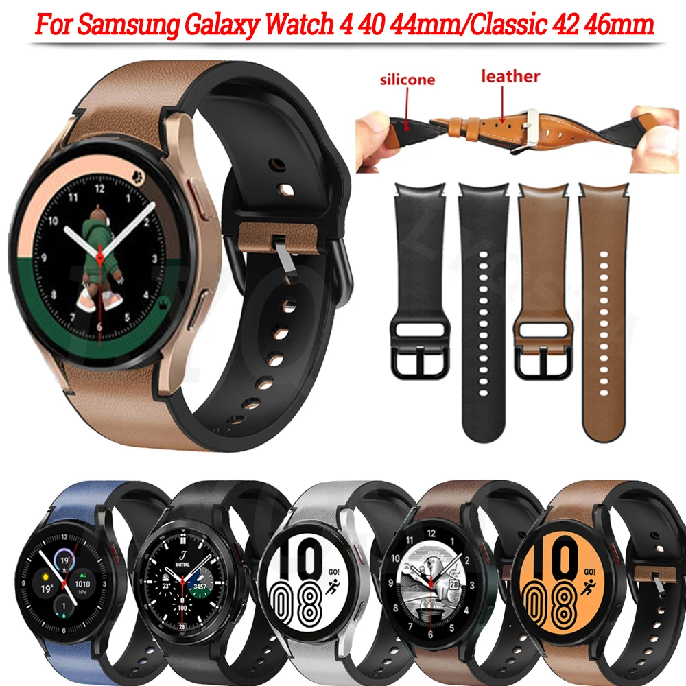 20mm-original-silicone-leather-strap-for-samsung-galaxy-watch-4