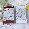 1/12 Dollhouse Metal/Wooden Mini Single/Double Bed Bedroom Furniture Toy Living Room Furniture Model Handmade Toy 6
