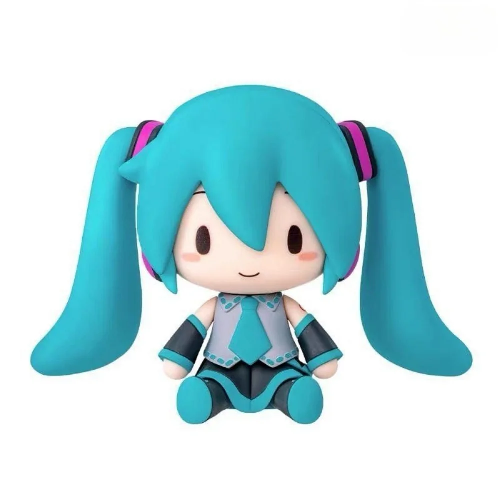 Hatsune Miku Chibi-Figur Desktop-Dekoration Niedliche Anime-Charakter Sammlerfigur Sitzende Pose Geschenk für Fans Zimmerdekoration – Detail 6