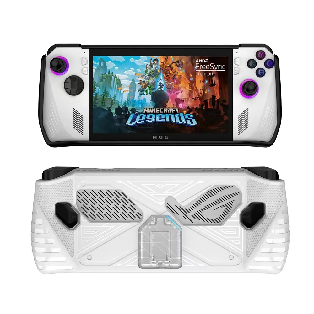 

Protective Case for Rog Ally Shockproof Non-Slip Protector Case Cover with Foldable Stand for Rog Ally Game Handheld Accessories