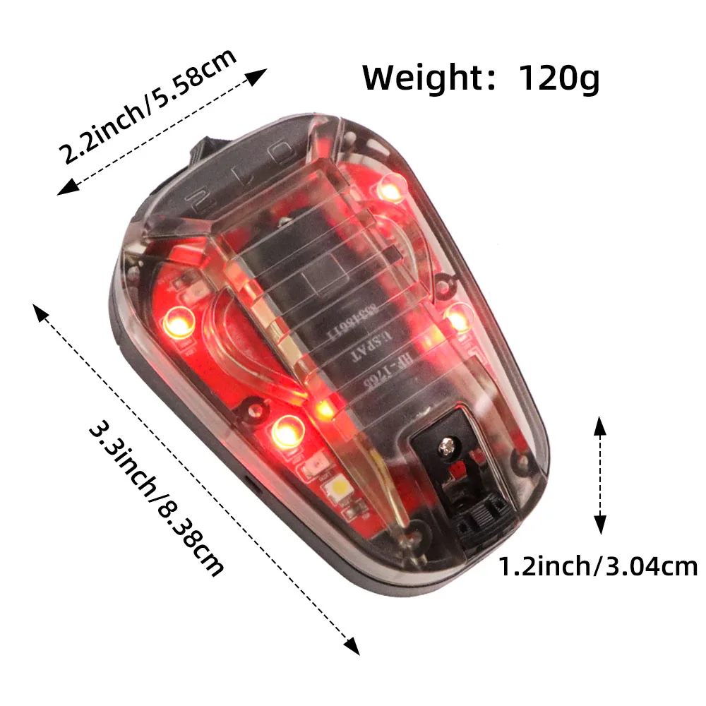Sport Helmet Light Strobe 6