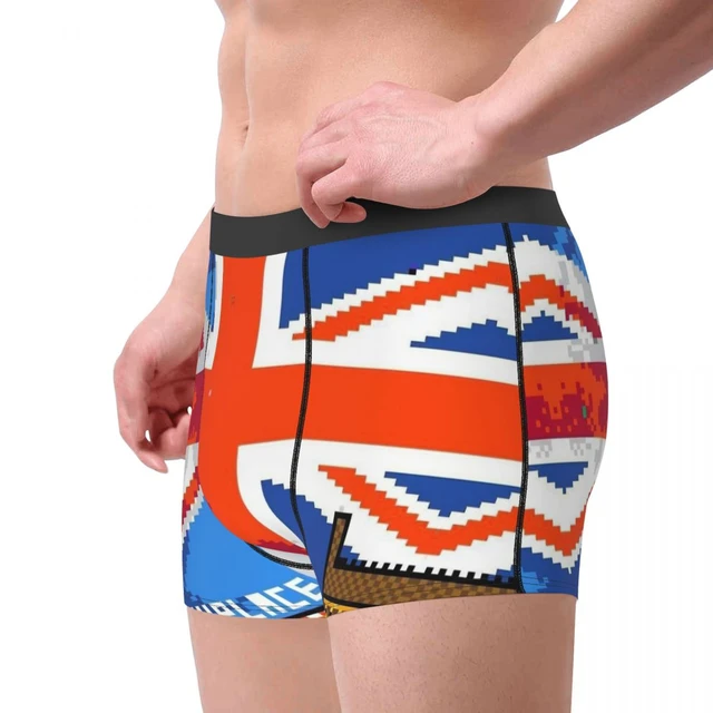 Reddit R Place Pixel Art United Kingdom UK Underpants Homme Panties Male  Underwear Ventilate Shorts Boxer Briefs - AliExpress