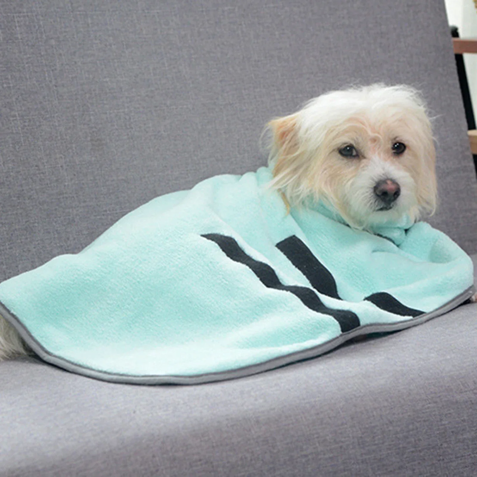 Dog Bathrobe pet bath towel Microfiber Quick Drying Bathrobe Bath Towels For Small Medium Large Dogs Cats Pet Clothes Coat Dog Accessories