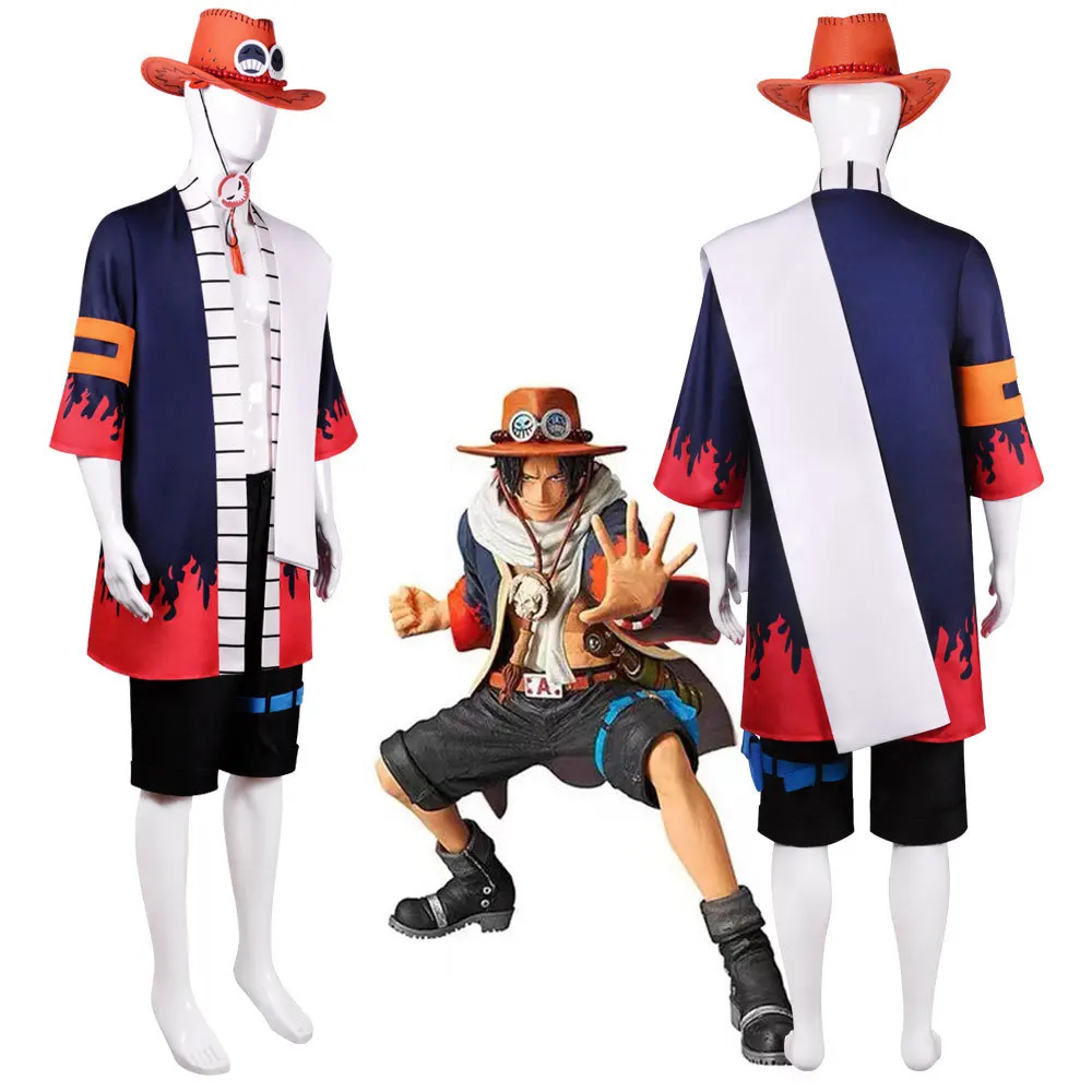 Ready to Ship] Gvavaya Anime Cosplay ONE PIECE Portgas·D· Ace Cosplay